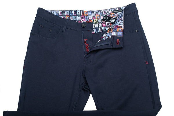 AU NOIR LUXURY PANT STRETCH WINCHESTER MIDNIGHT - Caswell's Fine Menswear