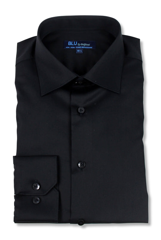BLU DRESS SHIRT MODERN FIT BLACK