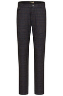 Pant Check, Charcoal - Caswell's Fine Menswear