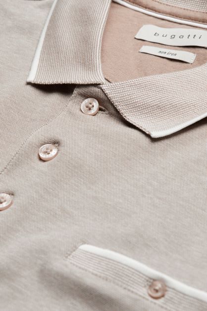 Polo Shirt, Light Brown - Caswell's Fine Menswear