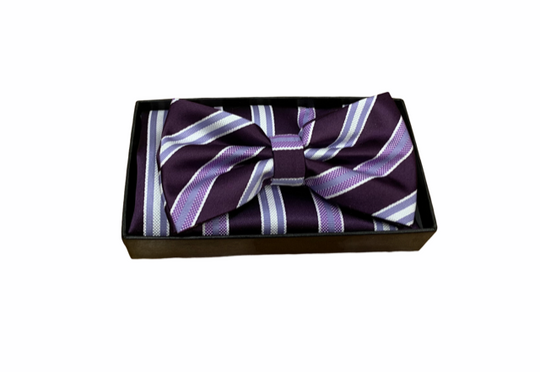 CASWELL'S BOW TIE 7 POCKET SQUARE SET