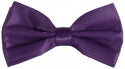 PLAIN MICROFIBER ADJUSTABLE BOW TIES ~ 50 COLORS - Caswell's Fine Menswear