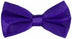 PLAIN MICROFIBER ADJUSTABLE BOW TIES ~ 50 COLORS - Caswell's Fine Menswear
