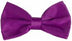 PLAIN MICROFIBER ADJUSTABLE BOW TIES ~ 50 COLORS - Caswell's Fine Menswear