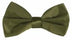 PLAIN MICROFIBER ADJUSTABLE BOW TIES ~ 50 COLORS - Caswell's Fine Menswear