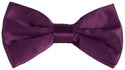 PLAIN MICROFIBER ADJUSTABLE BOW TIES ~ 50 COLORS - Caswell's Fine Menswear