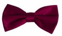PLAIN MICROFIBER ADJUSTABLE BOW TIES ~ 50 COLORS - Caswell's Fine Menswear