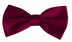 PLAIN MICROFIBER ADJUSTABLE BOW TIES ~ 50 COLORS - Caswell's Fine Menswear
