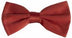 PLAIN MICROFIBER ADJUSTABLE BOW TIES ~ 50 COLORS - Caswell's Fine Menswear