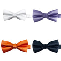 PLAIN MICROFIBER ADJUSTABLE BOW TIES ~ 50 COLORS - Caswell's Fine Menswear