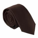 PLAIN MICROFIBER SKINNY TIES ~ 50 COLORS - Caswell's Fine Menswear