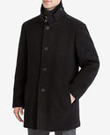 Car Coat in Black - Caswell's Fine Menswear