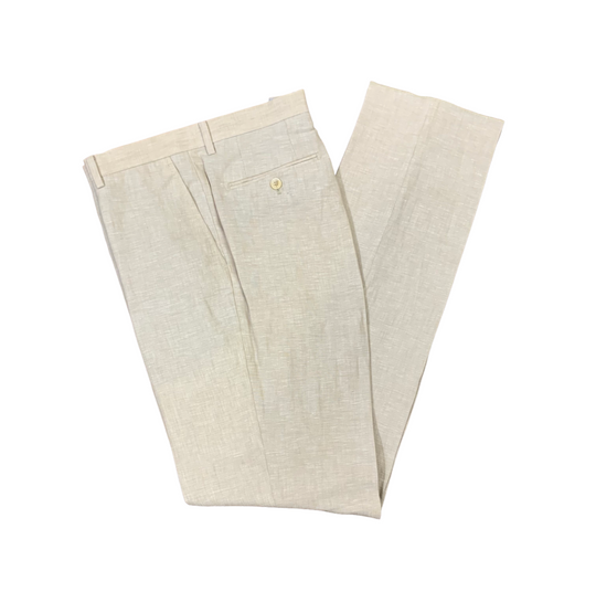 Pantalon en lin, naturel