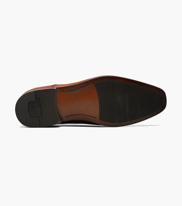 Postino Cap Toe Oxford, Cognac - Caswell's Fine Menswear