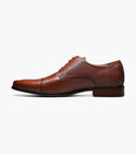 Postino Cap Toe Oxford, Cognac - Caswell's Fine Menswear