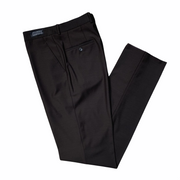 GALA DRESS PANT PLAIN FRONT CHOCOLATE - Caswell's Fine Menswear