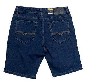 Stretch Denim Short, Darkstone - Caswell's Fine Menswear