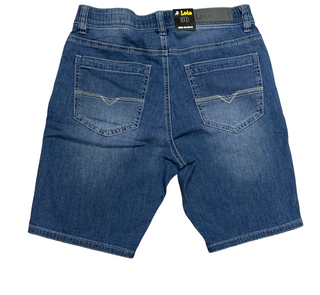 Stretch Denim Short, Stonewash - Caswell's Fine Menswear