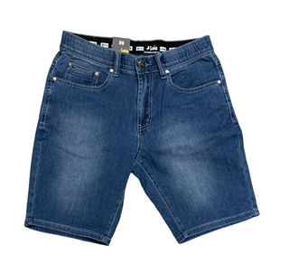 Stretch Denim Short, Stonewash - Caswell's Fine Menswear