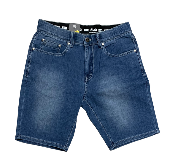 Stretch Denim Short, Stonewash - Caswell's Fine Menswear