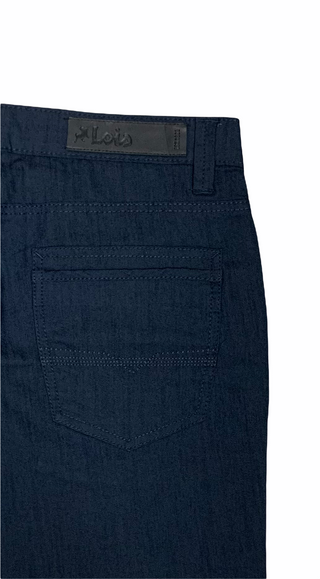 LOIS SHORT 5 POCKET IN NAVY - Caswell's Fine Menswear