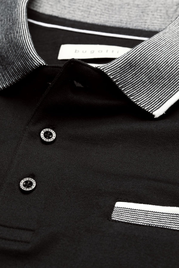Polo Shirt, Black - Caswell's Fine Menswear