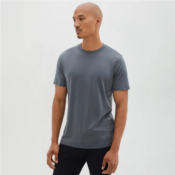 The Barakett Tee, Cool Grey - Caswell's Fine Menswear
