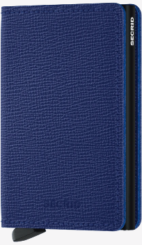 SECRID SLIMWALLET CRISPLE BLUE - Caswell's Fine Menswear