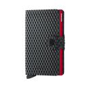 Mini Wallet Cubic, Black/Red - Caswell's Fine Menswear