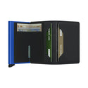 Mini Wallet Matte Black & Blue - Caswell's Fine Menswear