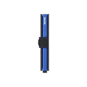 Mini Wallet Matte Black & Blue - Caswell's Fine Menswear