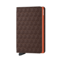 Slim Wallet Optical, Brown/Orange - Caswell's Fine Menswear
