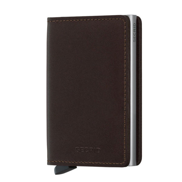 Slim Wallet Original Dark Brown - Caswell's Fine Menswear