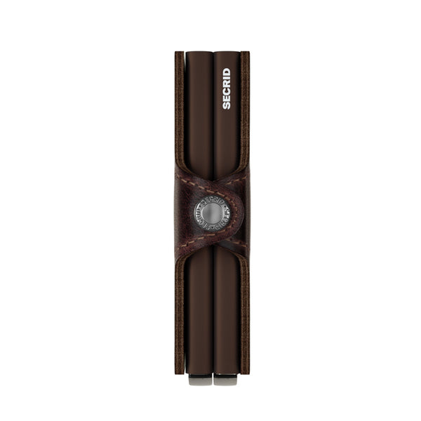 SECRID TWINWALLET VINTAGE CHOCOLATE - Caswell's Fine Menswear