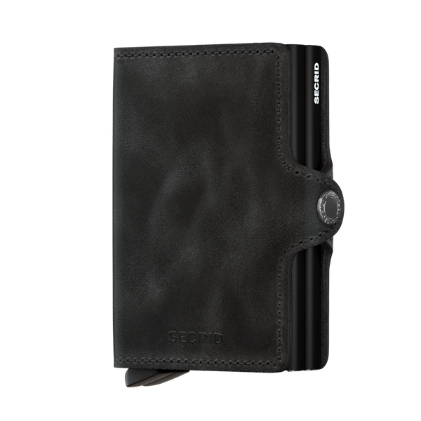SECRID TWINWALLET VINTAGE BLACK - Caswell's Fine Menswear