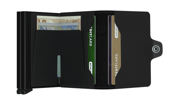 SECRID TWINWALLET MATTE BLACK - Caswell's Fine Menswear
