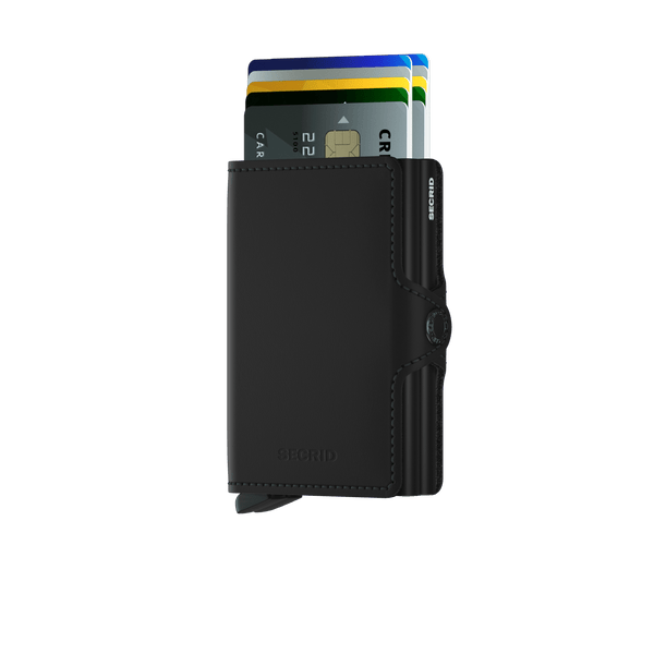 SECRID TWINWALLET MATTE BLACK - Caswell's Fine Menswear