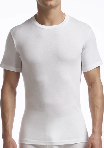 STANFIELDS SUPREME UNDERSHIRT CREW NECK 2 PACK WHITE