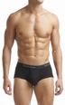 STANFIELDS SUPREME BRIEF 2 PACK BLACK - Caswell's Fine Menswear