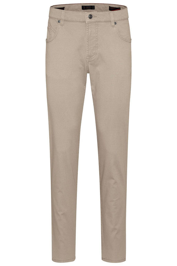 Lightweight 5 Pocket Pant, Beige - Caswell's Fine Menswear