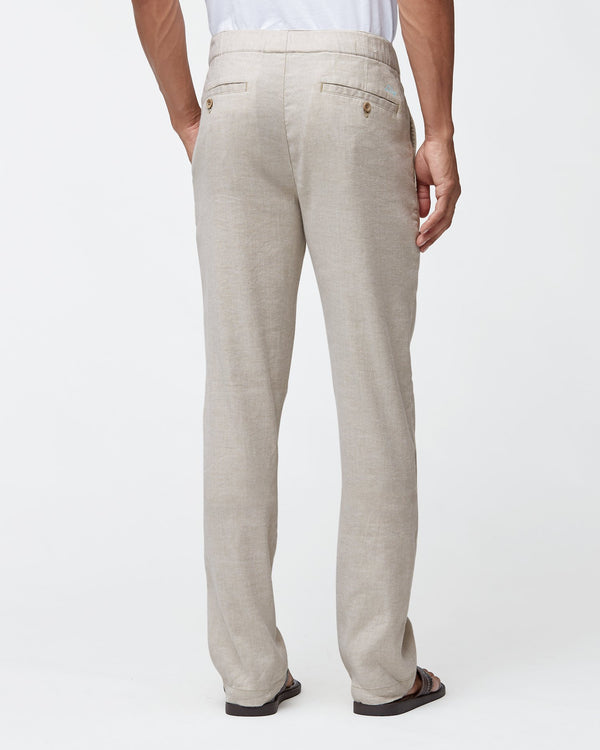 TOMMY BAHAMA BEACH LINEN PANT STONE KHAKI - Caswell's Fine Menswear