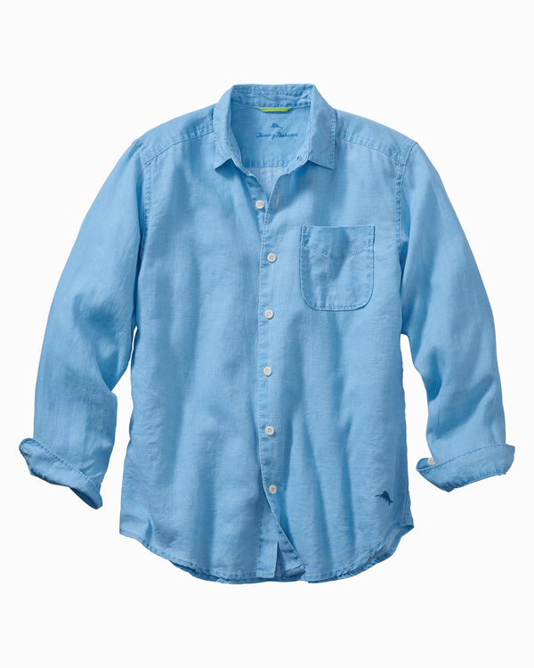 TOMMY BAHAMA SEA GLASS BREEZER LINEN SHIRT LONG SLEEVE - Caswell's Fine Menswear